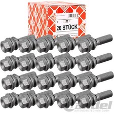 20x FEBI RADSCHRAUBE KUGELBUND